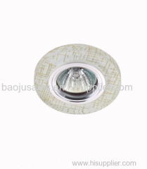 crystal shade corridor downlight fitting in hot sale