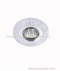 crystal shade corridor downlight fitting in hot sale