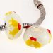 Handmade Christmas bell Glass Beads in 925 Silver Core