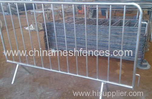 Zinc-coating Pipe Infilled Crowd Control Barrier