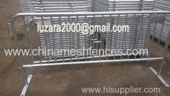 Zinc-coating Pipe Infilled Crowd Control Barrier