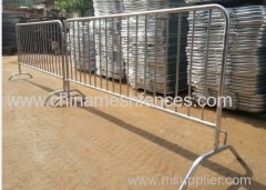 Zinc-coating Pipe Infilled Crowd Control Barrier