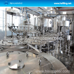 Monoblock Rotary Mineral Water Filling Machine , Beverage Automatic Filling Line