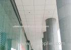 railway station Perforated Lay In Ceiling Tiles Square With aluminum , 350mm * 350mm