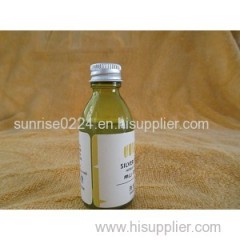 Hotel bottles with liquids