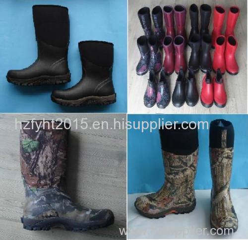 Various Man Camo Rubber Boot, Hunting Boot, Neoprene Rubber Boots