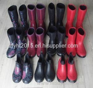 Various Woman Neoprene Rubber Boot, Neoprene Boot, Rain Boots