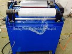 hand stretch film roll winding machine