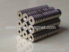 Permanent sintered neodymium magnet ring