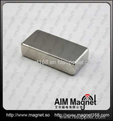 Permanent n50 rectangular ndfeb magnet