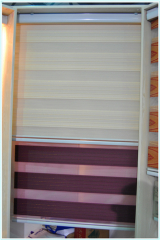 High quality 1%openness factor sunscreen fabric design with valance sun shade