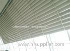 decorative Aluminum exterior Sun Shade System Rhombus Louver wall panel , Powder coating