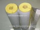 Glass Wool Aluminum Foil Faced Pipe Insulation Thermal Conductivity 80 kg/m3