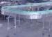 Motor Drived Bottle Conveyor System For Beverage Filling Line , Engineering Plastic Belt