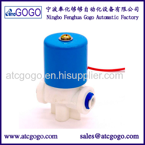 Dispenser water purifier valve solenoid micro type RO machine plastic valves 12v 24v