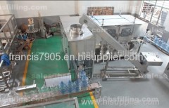 Automatic Mineral Water Filling Machine , 3 - 5 Gallon Barrel Water Rinsing Capping Machine