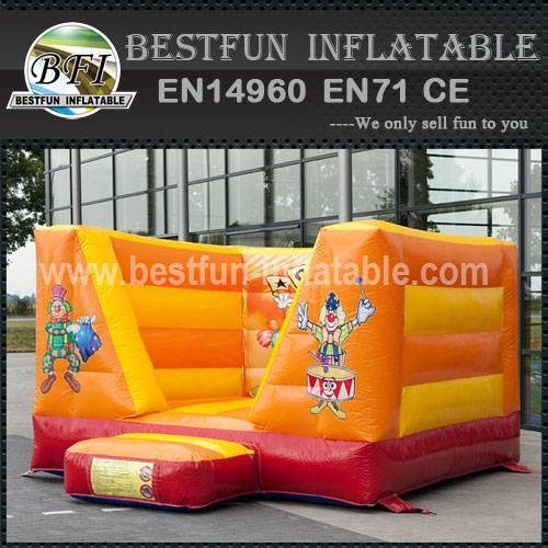 Belly clown moonwalk bounce house