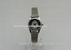 PC21S movement Small size Alloy Wrist Watch steel ribbon strap