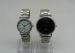 Black dial Love Couple Wrist Watches Japan analog Movement patterned finish case