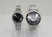 Sun ray dial Couple Wrist Watches Metal Strap , PC21S lovers watches