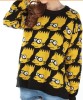Simpsons pattern grils sweater
