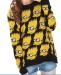 Simpsons pattern grils sweater