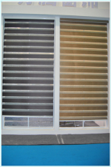 zebra blind/day night roller blind/zebra roller blinds with aluminium top cover