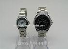 Business Couples metal wrist watch alloy case 3-eyes design For Gifts