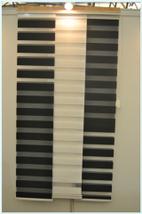 zebra blind/day night roller blind/zebra roller blinds with aluminium top cover
