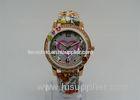 Stainless steel Heart quartz ladies watch / rose gold ladies watch