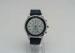 Leather strap Alloy quartz wrist watch round alloy case 2 - eyes disc