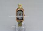 Narrow Ladies Wrist Watches printing Stainless steel back PC21S movement