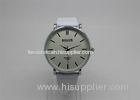 Round Business style Men Quartz Watch for Gent Stainless steel back