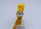 Long silicone strap Plastic Kids Analog Watch With SR626SW battery