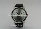 Roman number and hands black leather strap watches with PC21S movement