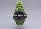 Green Round shape Promotion ICE Time Watches Analog Quartz Movement