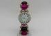 Bead bracelet watches for women with elastic strap , ladies dress watches