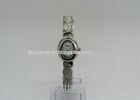 Elegannt Oval Ladies Bracelet Watch PNP plating leaves strap PC21S