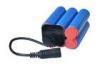 Rechargeable Lithium Ion 7.4Voltage Flashlight Battery Pack for electronic equipment