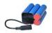 Rechargeable Lithium Ion 7.4Voltage Flashlight Battery Pack for electronic equipment