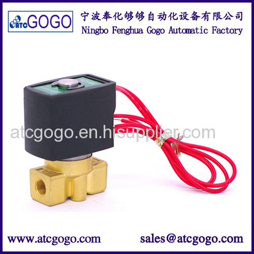 2/2 mini solenoid valve low pressure gas direct acting 230v 120v 1bar VITON