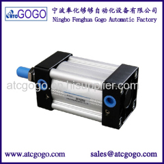 Pneumatic air cylinders double acting cylinder Aluminum Steel adjustable stroke