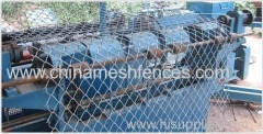 Medium carbon aluminium coated chain link fence