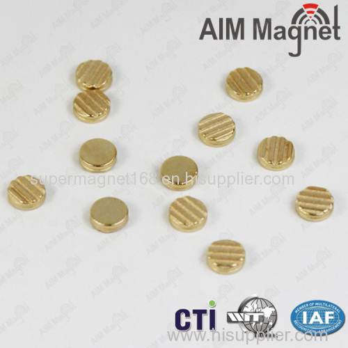 Jewelry gold plated neodymium magnet