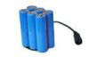 high capacity Waterproof Flashlight Battery Pack , led flashlight battery