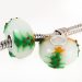 Cheapest Handmade Christmas tree Glass Beads in 925 Silver Core