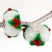 New Design Christmas tree Glass Beads in 925 Silver Core Wholesale