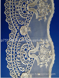 embroidered net lace cute