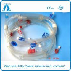 Hemodialysis blood tubing line