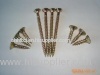 Chipboard screws(pozi drive zinc plated) yellow zinc